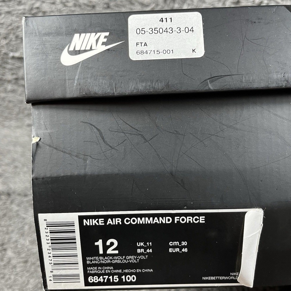 Nike Air Command Force Billy Hoyle Sneakers w/ Box - Size 12 - 684715-100 - Picture 9 of 9